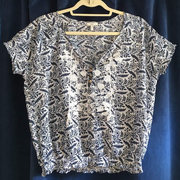 Joie | Botanical Peasant Blouse - Picture 1 of 9